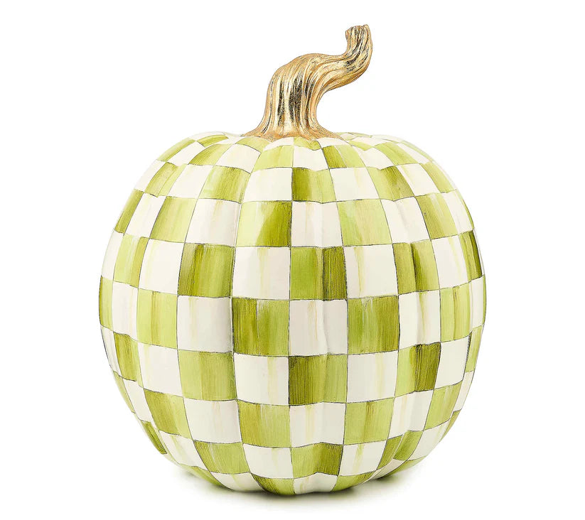 🎉Limited Time Promotion💝Buy 2 Get 2 FREE✨MacKenzie- Childs Medium Stripe and Large Check Pumpkins