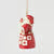 Nordic Noel Santa Ornament