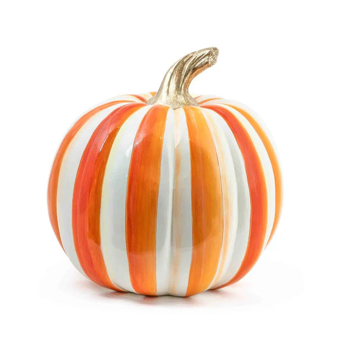 🎉Limited Time Promotion💝Buy 2 Get 2 FREE✨MacKenzie- Childs Medium Stripe and Large Check Pumpkins