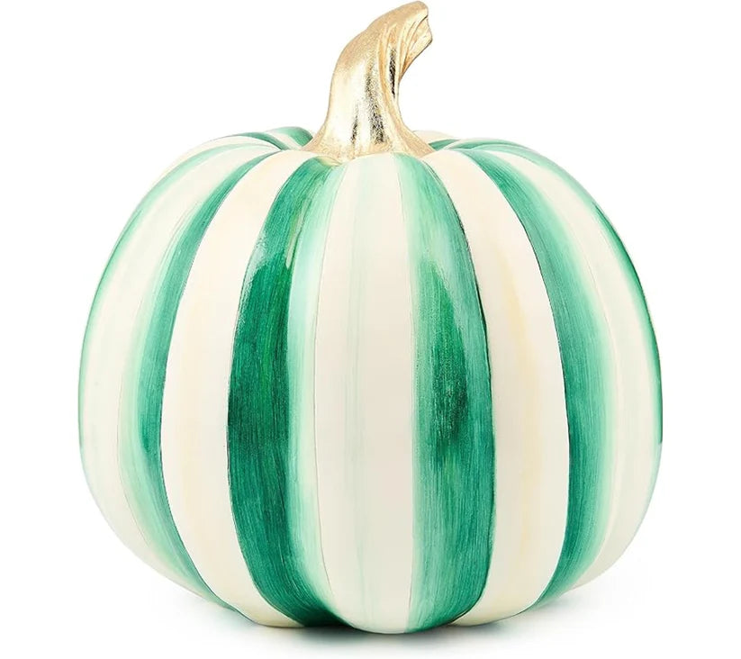 🎉Limited Time Promotion💝Buy 2 Get 2 FREE✨MacKenzie- Childs Medium Stripe and Large Check Pumpkins